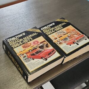Chilton's Auto Repair Manual Set 1954-1971 Collectors Edition Hardback